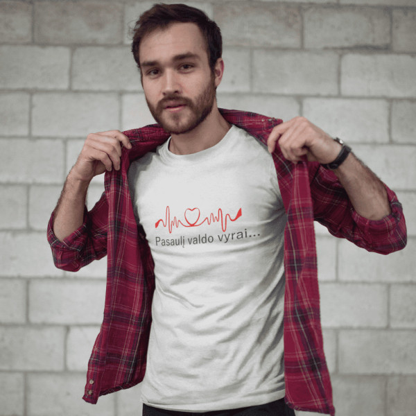 Marškinėliai "Pasaulį valdo vyrai" Marškinėliai "Pasaulį valdo vyrai"