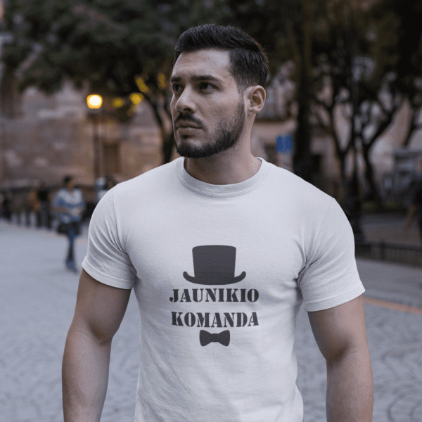 Marškinėliai "Jaunikio komanda" Marškinėliai "Jaunikio komanda"