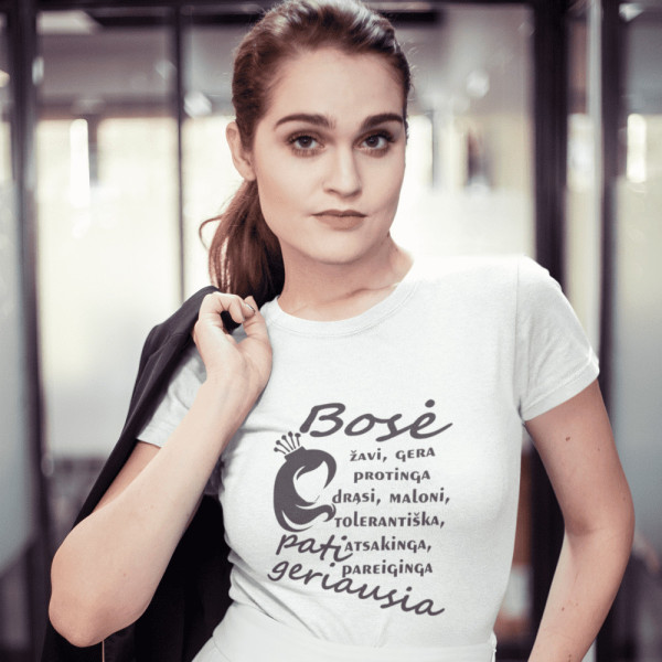 Marškinėliai "Pati geriausia Bosė"