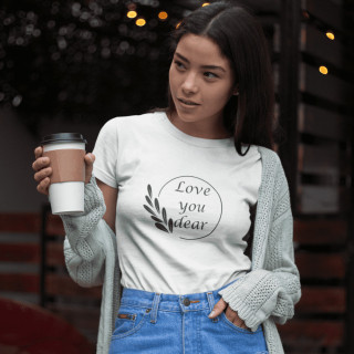 Marškinėliai "Love you dear"