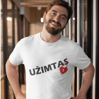 Marškinėliai "Užimtas"