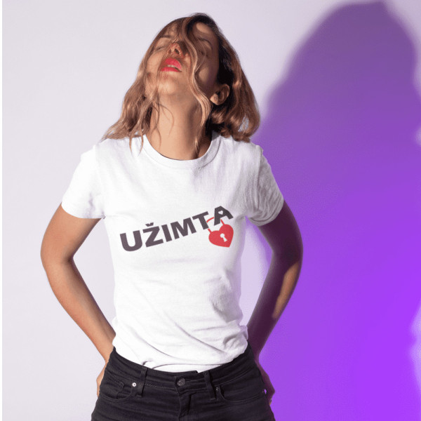 Marškinėliai "Užimta" Marškinėliai "Užimta"