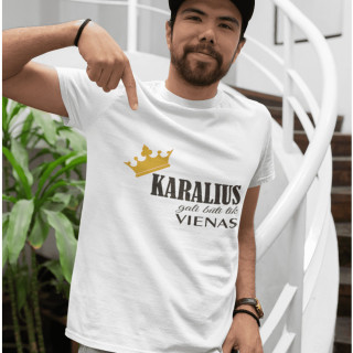 Marškinėliai "Karalius gali būti tik vienas"