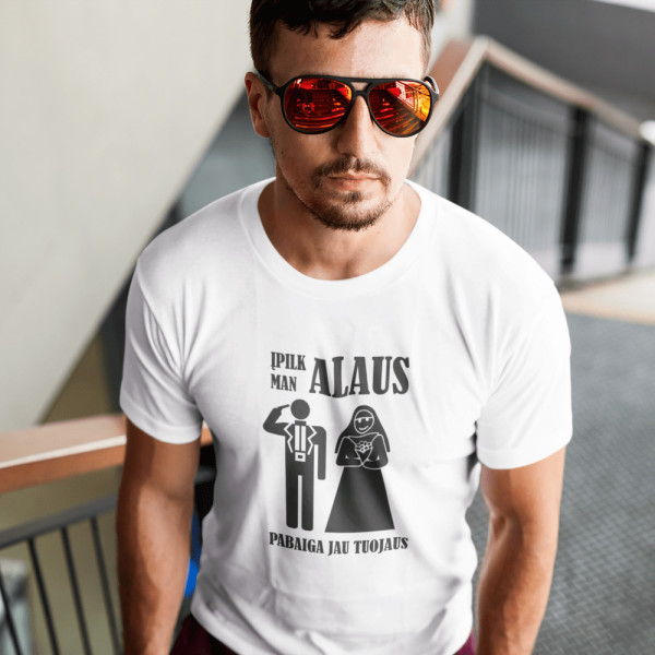 Marškinėliai "Įpilk man alaus pabaiga jau tuojaus" Marškinėliai "Įpilk man alaus pabaiga jau tuojaus"