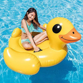 Pripučiamas plaustas Intex Yellow Duck Ride-On