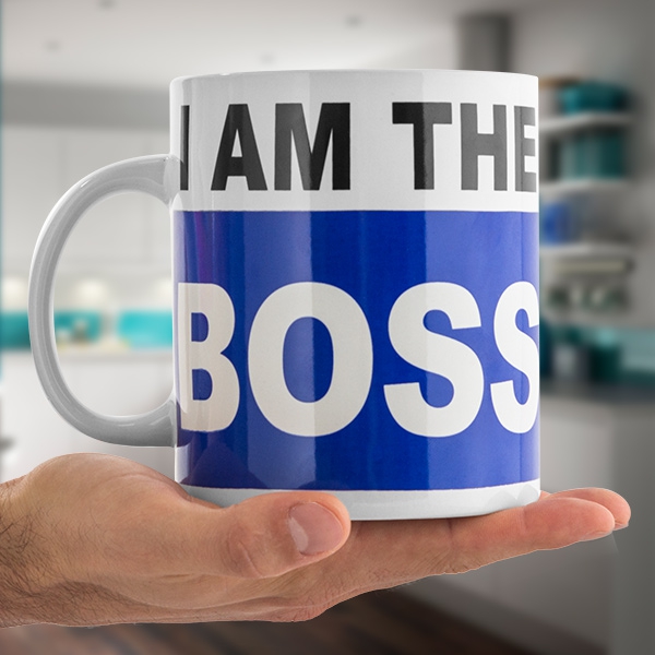 Milžiniškas puodelis "I am the BOSS" Milžiniškas puodelis "I am the BOSS"