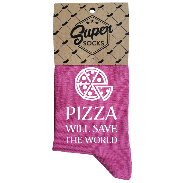 Moteriškos kojinės „Pizza“ Moteriškos kojinės „Pizza“
