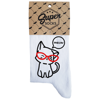 Moteriškos kojinės „Meow“