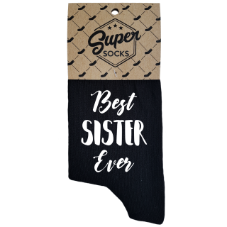 Moteriškos kojinės „Best sister ever“