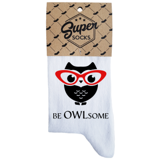 Moteriškos kojinės „Be owlsome“