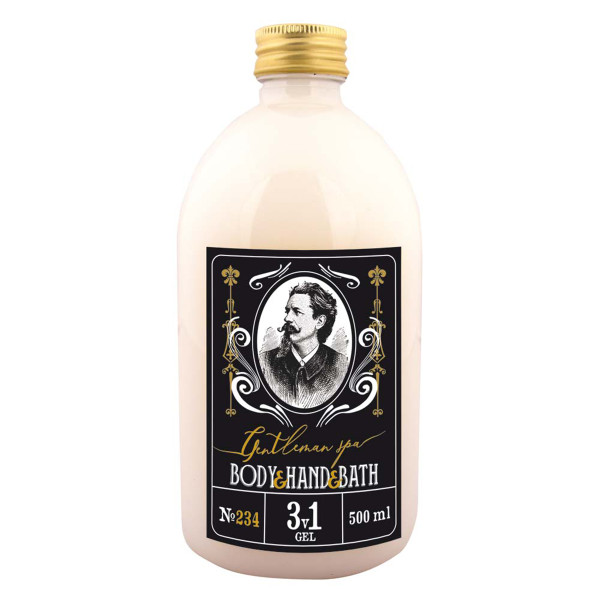 3in1 dušo želė, šampūnas ir vonios putos "Gentleman SPA" (500ml) 3in1 dušo želė, šampūnas ir vonios putos "Gentleman SPA" (500ml)