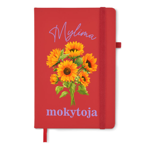 A5 formato užrašų knygelė "Mylima mokytoja"