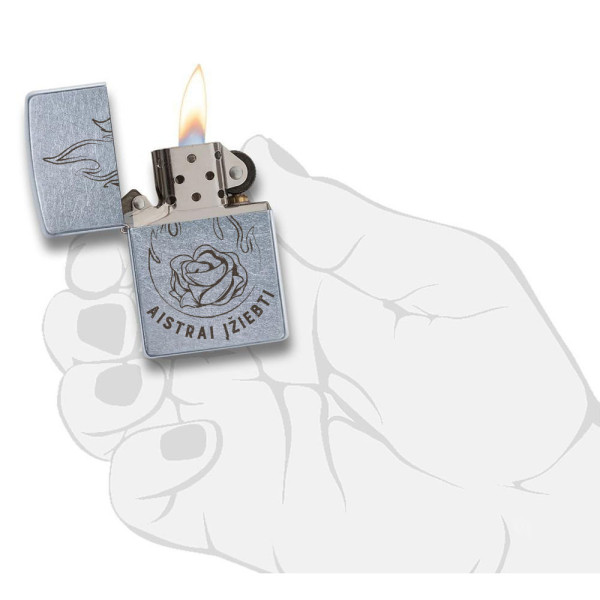 Zippo žiebtuvėlis "Aistrai įžiebti" Zippo žiebtuvėlis "Aistrai įžiebti"