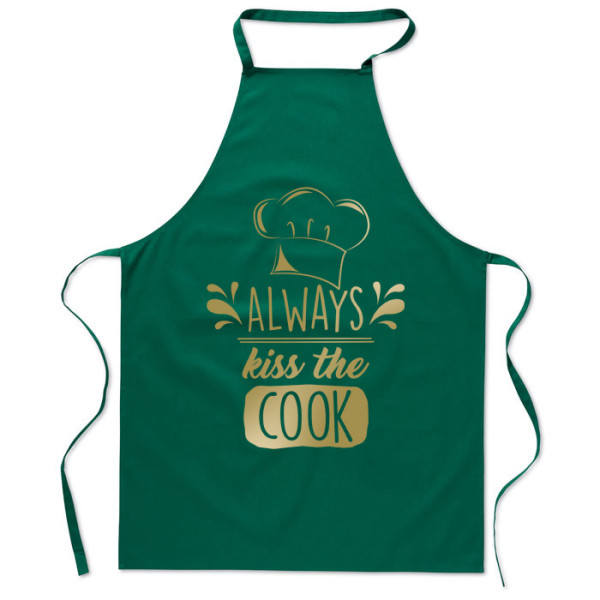 Medvilninė prijuostė "Always kiss the cook" Medvilninė prijuostė "Always kiss the cook"