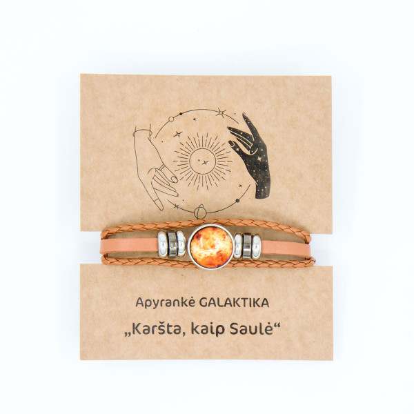 Apyrankė GALAKTIKA "Karšta, kaip Saulė" Apyrankė GALAKTIKA "Karšta, kaip Saulė"