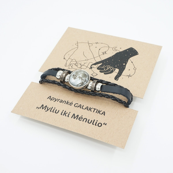 Apyrankė GALAKTIKA "Myliu iki Mėnulio" Apyrankė GALAKTIKA "Myliu iki Mėnulio"