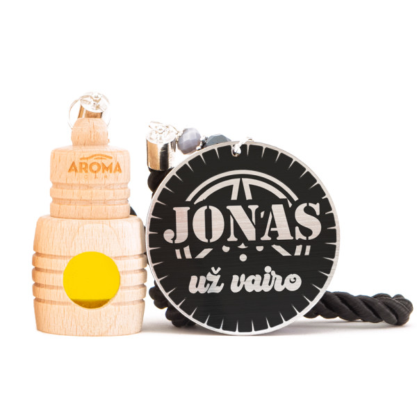 Automobilio kvapukas "Jonas už vairo" Automobilio kvapukas "Jonas už vairo"