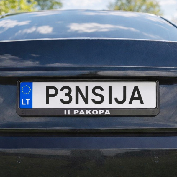 Automobilio numerių rėmelis "II pakopa"