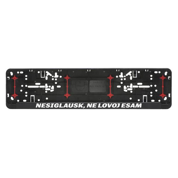 Automobilio numerių rėmelis "Nesiglausk" Automobilio numerių rėmelis "Nesiglausk"