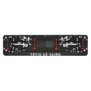 Automobilio numerių rėmelis "Tėtis už vairo"