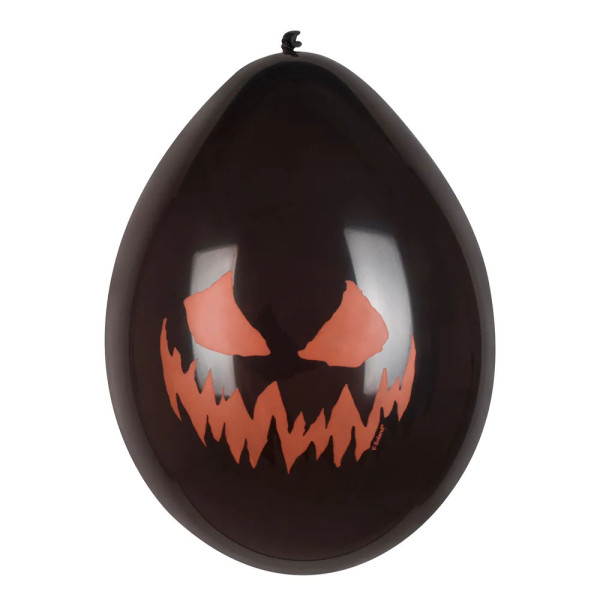 Premium balionai "Creepy Pumpkin" (6vnt) Premium balionai "Creepy Pumpkin" (6vnt)