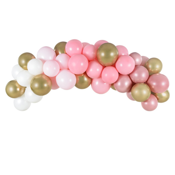 Balionų girlianda "Pink" (60vnt, 200cm) Balionų girlianda "Pink" (60vnt, 200cm)