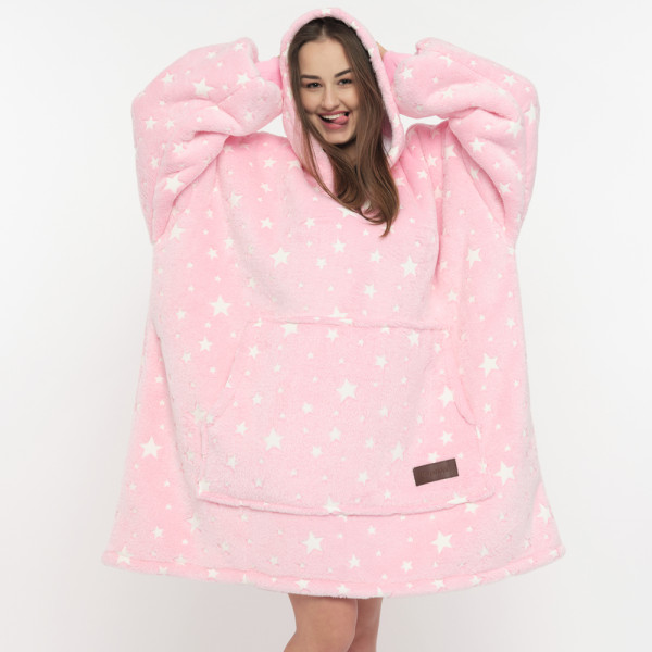 BARAMOOR džemperis - pledas "Luminous Pink"