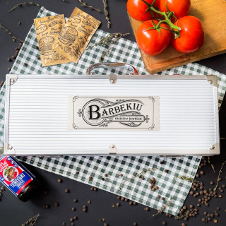 XL Barbekiu rinkinys "Barbekiu meistro įrankiai"