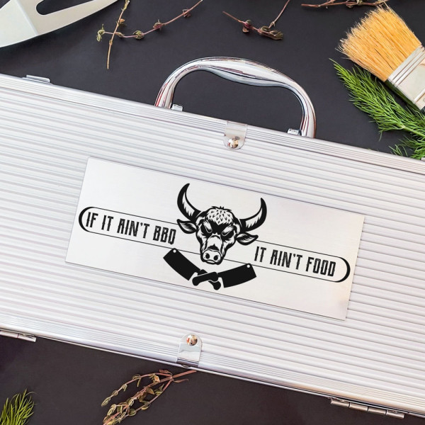 Barbekiu rinkinys "If it ain't BBQ - it ain't FOOD" Barbekiu rinkinys "If it ain't BBQ - it ain't FOOD"