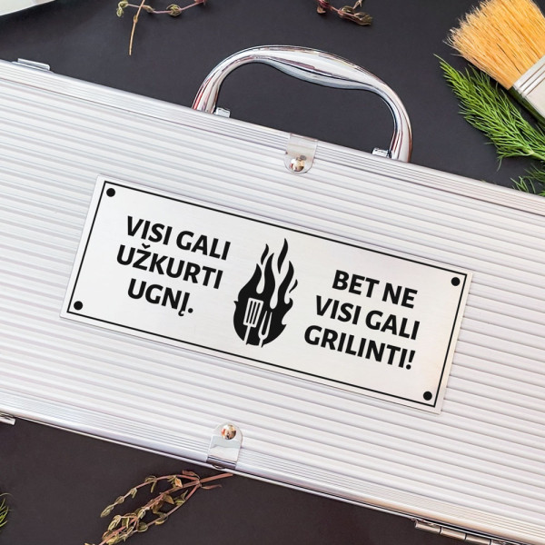Barbekiu rinkinys "Ne visi gali grilinti" Barbekiu rinkinys "Ne visi gali grilinti"