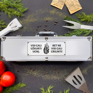 Barbekiu rinkinys "Ne visi gali grilinti"