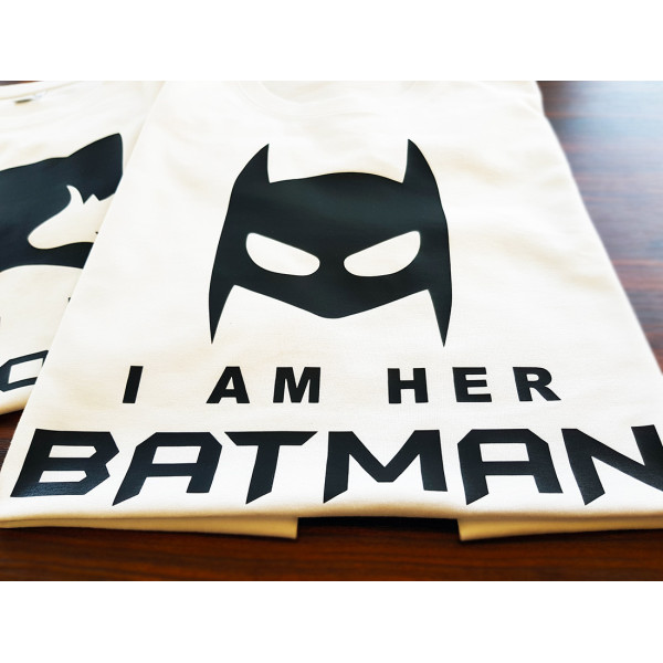 Marškinėlių komplektas "Batman & Catwoman" Marškinėlių komplektas "Batman & Catwoman"