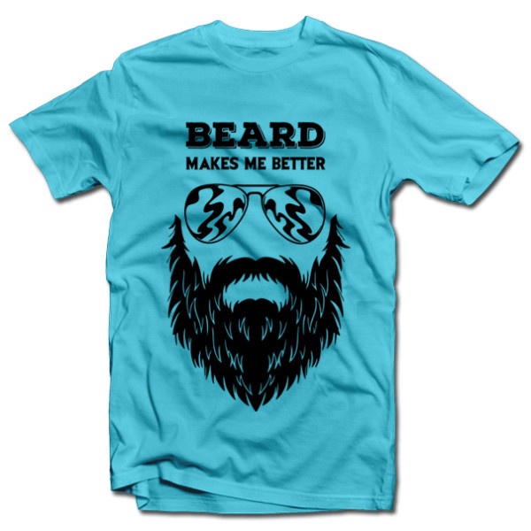 Marškinėliai "Beard makes me better" Marškinėliai "Beard makes me better"