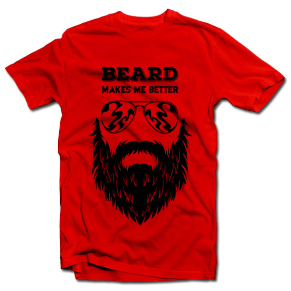 Marškinėliai "Beard makes me better" Marškinėliai "Beard makes me better"