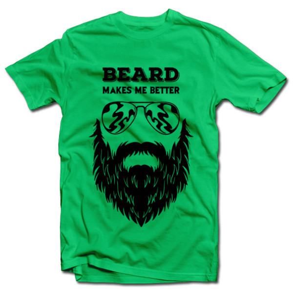 Marškinėliai "Beard makes me better" Marškinėliai "Beard makes me better"