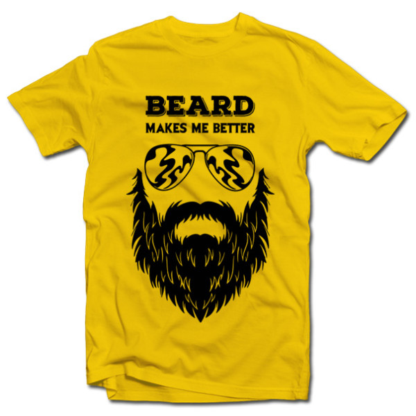 Marškinėliai "Beard makes me better" Marškinėliai "Beard makes me better"