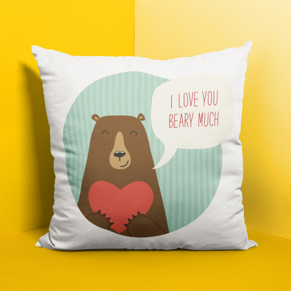 Pagalvės užvalkalas "Beary much"
