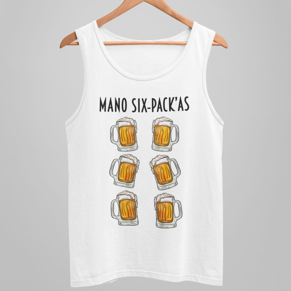 Berankoviai marškinėliai "Six-packas" Berankoviai marškinėliai "Six-packas"
