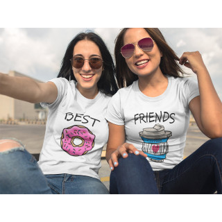 Moteriškų marškinėlių komplektas  "Best friends"