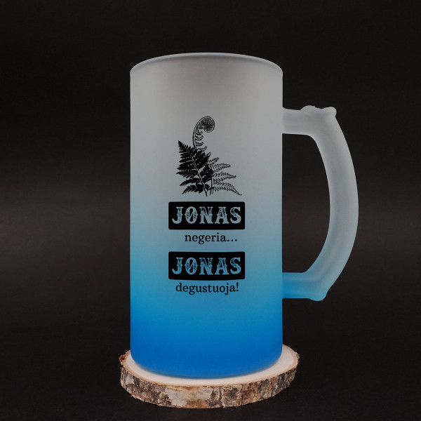 Bokalas "Jonas negeria - Jonas degustuoja" Bokalas "Jonas negeria - Jonas degustuoja"