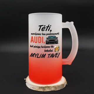 Bokalas "Norėjome tau padovanoti AUDI"