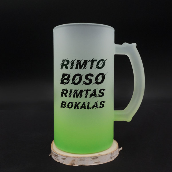 Bokalas "Rimto boso rimtas bokalas" Bokalas "Rimto boso rimtas bokalas"