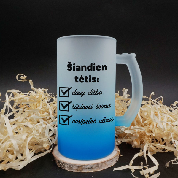 Bokalas "Šiandien tėtis..." Bokalas "Šiandien tėtis..."