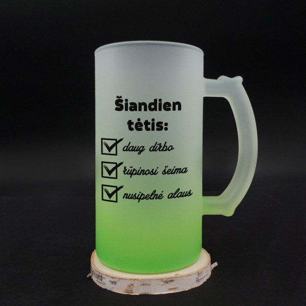 Bokalas "Šiandien tėtis..." Bokalas "Šiandien tėtis..."