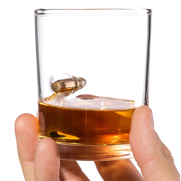 Viskio taurė "Bulletproof glass"