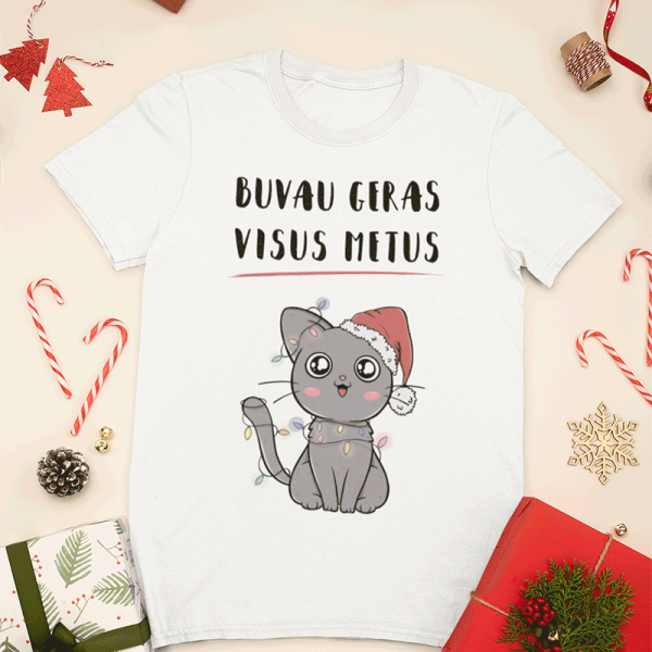 Vaikiški marškinėliai "Buvau geras visus metus" Vaikiški marškinėliai "Buvau geras visus metus"