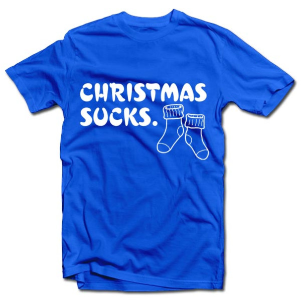 Marškinėliai "Christmas Sucks"