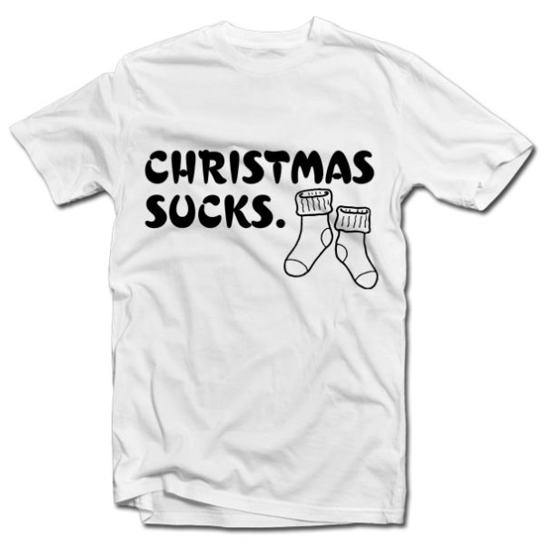 Marškinėliai "Christmas Sucks"