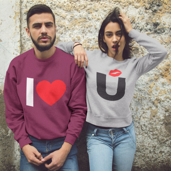 Džemperių komplektas "I love you" (be kapišono) Džemperių komplektas "I love you" (be kapišono)