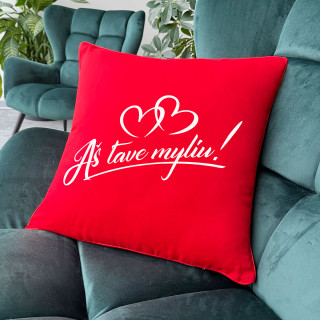 Dekoratyvinė pagalvėlė "Aš tave myliu"